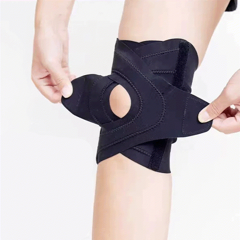Plusock Adjustable Open Patella Knee Brace - Black - L - image 3