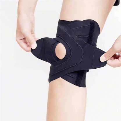 Plusock Adjustable Open Patella Knee Brace - Black - L - image 3