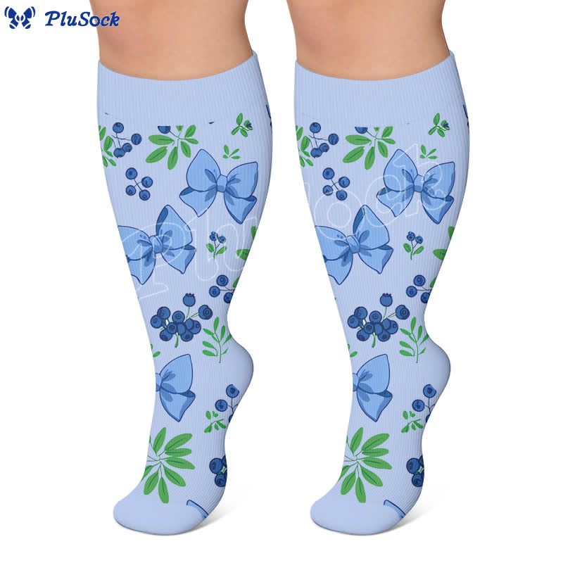 Plusock Plus Size Fruit Popsicle Compression Socks - image 2