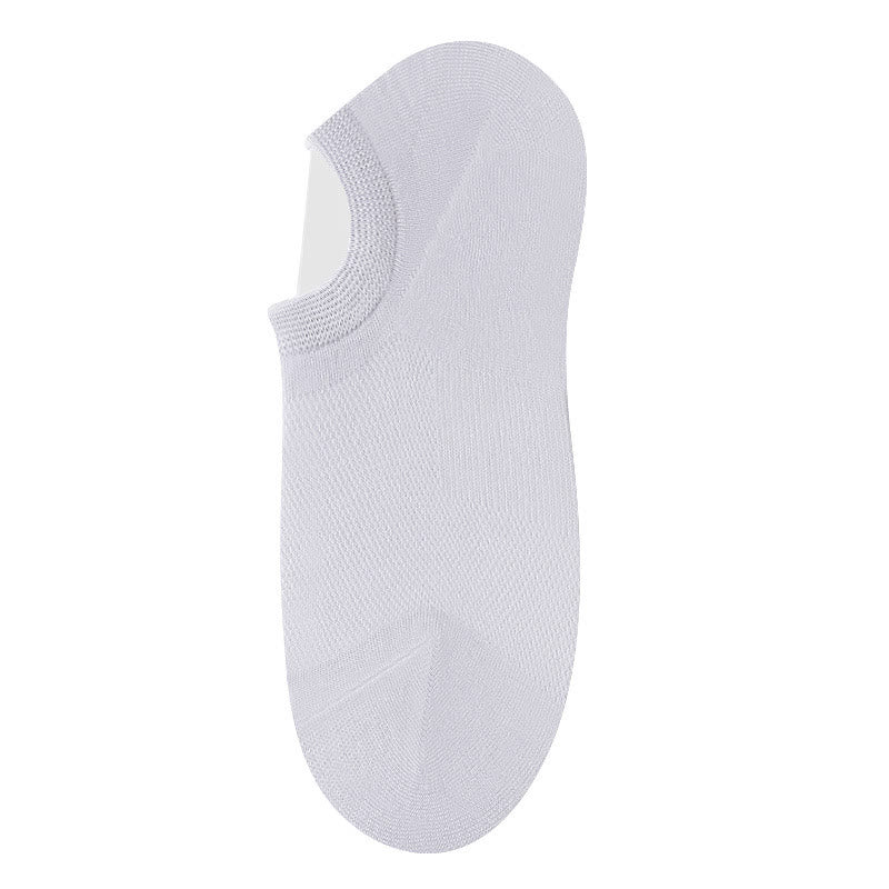 Plusock Bamboo Invisible No Show Socks (10 Pairs) - Light Purple - EU36-40(US3-7) - image 10
