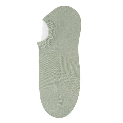 Plusock Bamboo Invisible No Show Socks (10 Pairs) - Green - EU36-40(US3-7) - image 5