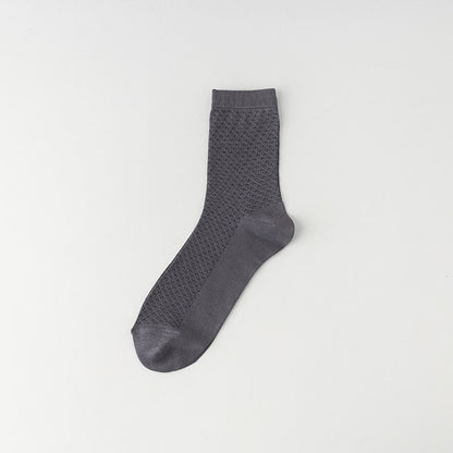 Plusock Bamboo Breathable Quarter Socks(6 Pairs) - Dark Grey - EU39-44(US6-10) - image 4