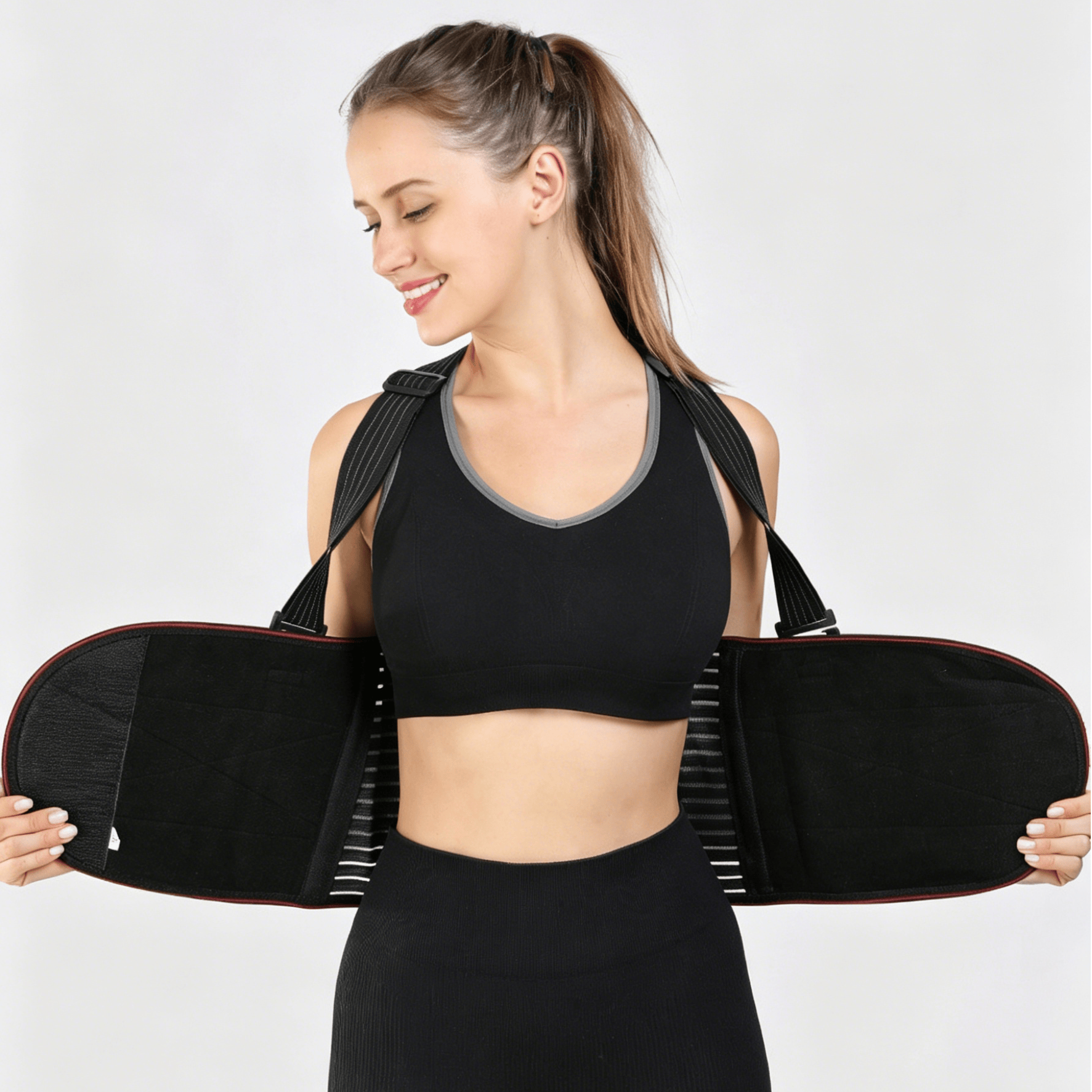 Plusock Adjustable Posture Support Waist Brace - image 0