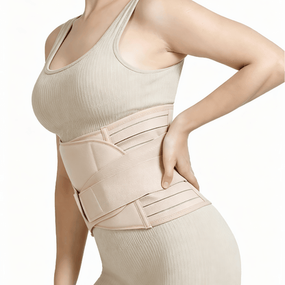 Plusock Adjustable Support Compression Waist Brace - XXL - Nude - image 1