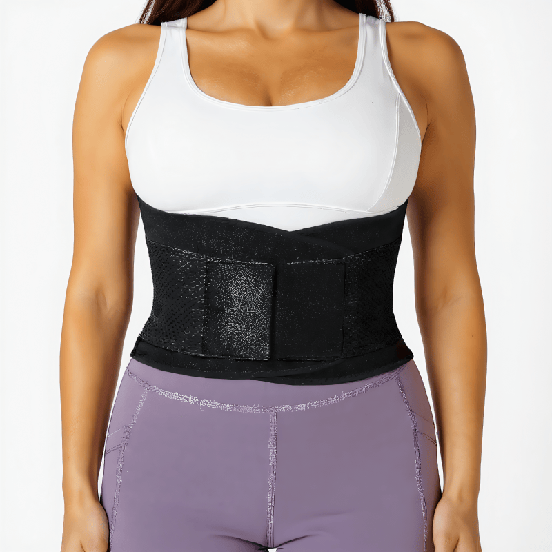 Plusock Breathable Adjustable Waist Brace - XXL - Black - image 1