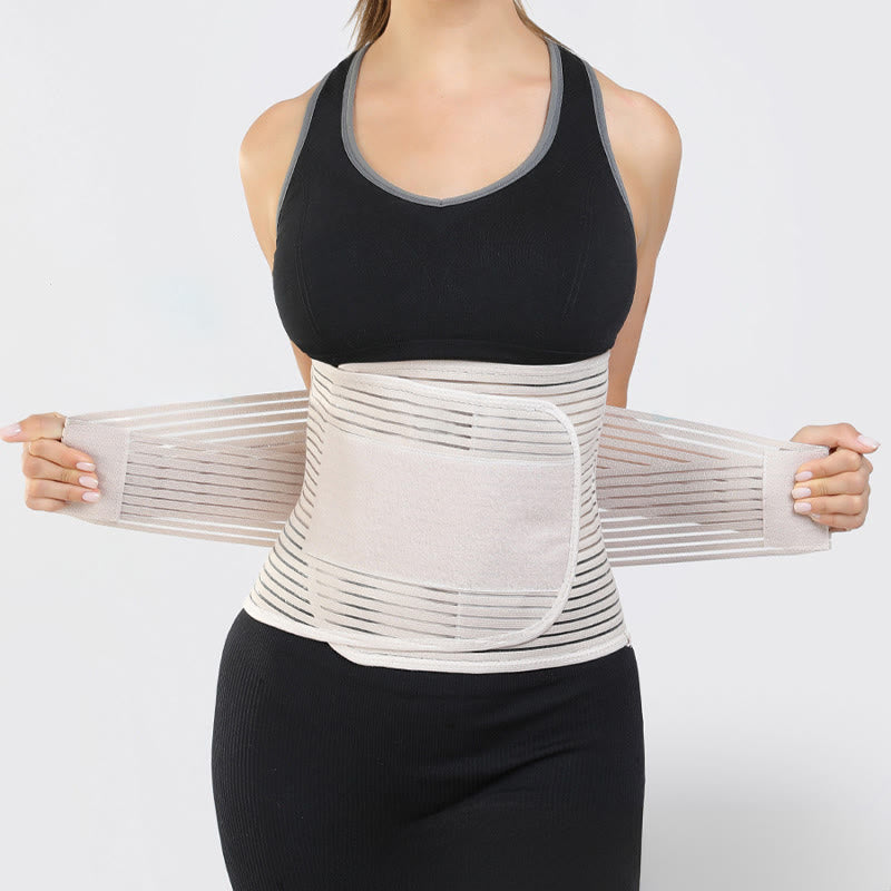 Plusock Breathable Support Compression Waist Brace - XXL - Nude - image 2