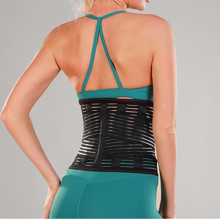 Plusock Power Mesh Waist Compression Support Waist Brace - XXL - Black - image 2