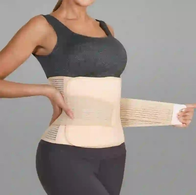 Plusock Dual Strap Waist Brace - Nude - XXL - image 1