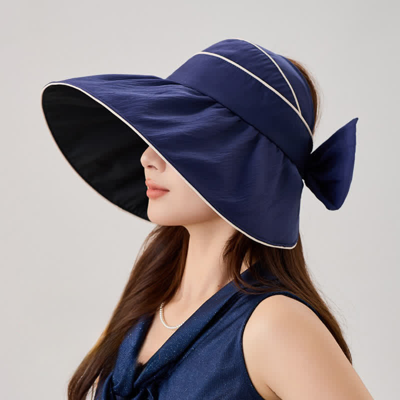 Plusock Bow Wide Brim Outdoor Sun Hat - image 0