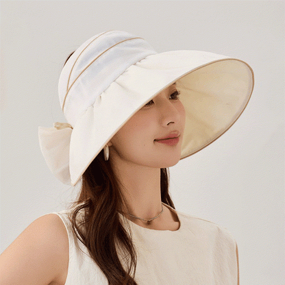 Plusock Bow Wide Brim Outdoor Sun Hat - image 2