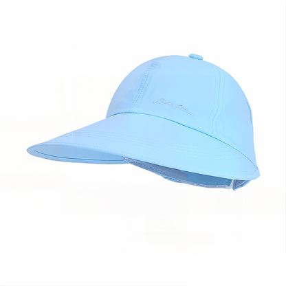 Plusock Outdoor Wide Brim Quick Dry Sun Hat - Blue - One Size - image 6