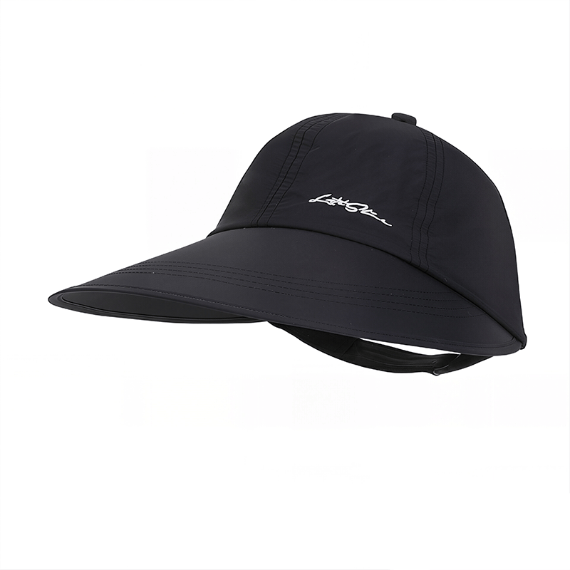 Plusock Outdoor Wide Brim Quick Dry Sun Hat - Black - One Size - image 4