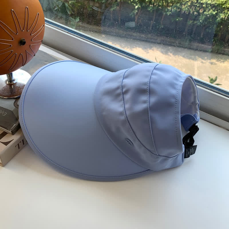Plusock Casual Foldable Packable Cooling Sun Hat - Blue - One Size - image 7