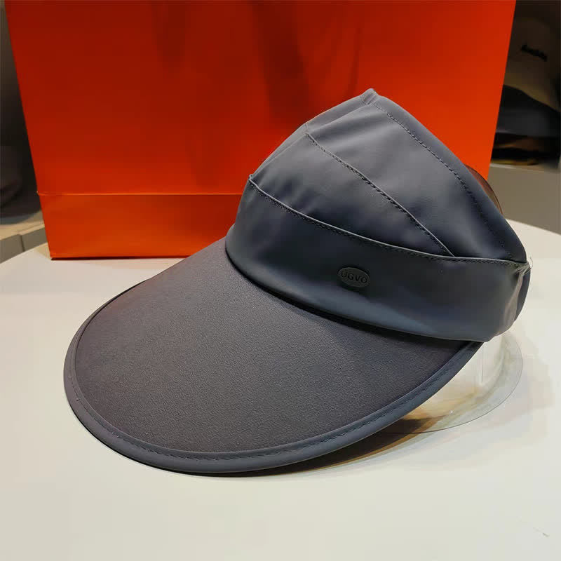 Plusock Casual Foldable Packable Cooling Sun Hat - Dark Grey - One Size - image 9