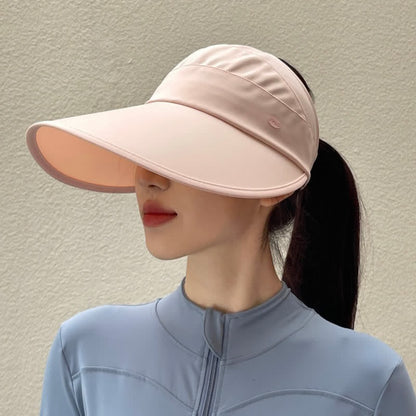 Plusock Casual Foldable Packable Cooling Sun Hat - Pink - One Size - image 4
