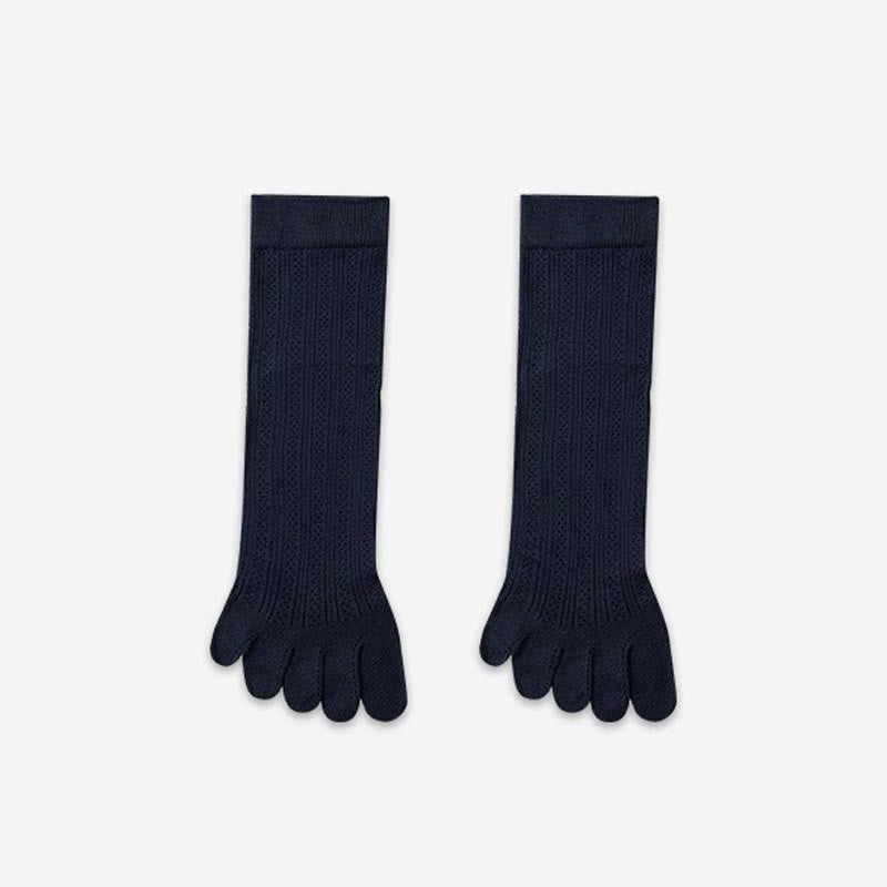 Plusock Bamboo Breathable Quarter Socks(3 Pairs) - Blue - EU39-44(US6-10) - image 2