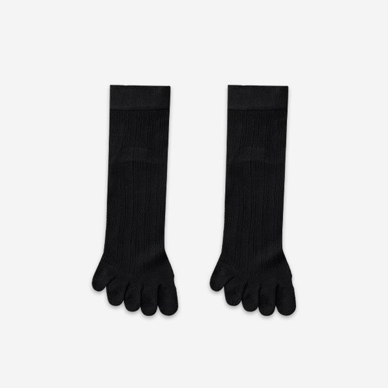 Plusock Bamboo Breathable Quarter Socks(3 Pairs) - Black - EU39-44(US6-10) - image 5