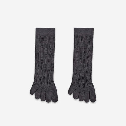 Plusock Bamboo Breathable Quarter Socks(3 Pairs) - Dark Grey - EU39-44(US6-10) - image 7