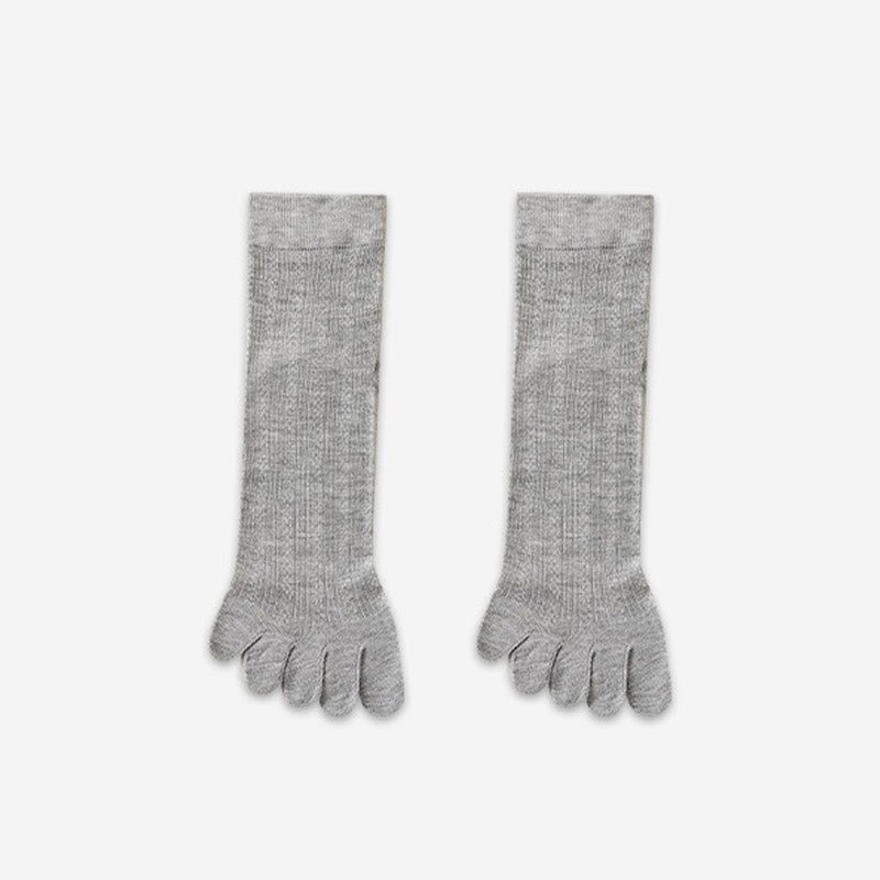 Plusock Bamboo Breathable Quarter Socks(3 Pairs) - Grey - EU39-44(US6-10) - image 4