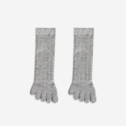 Plusock Bamboo Breathable Quarter Socks(3 Pairs) - Grey - EU39-44(US6-10) - image 4