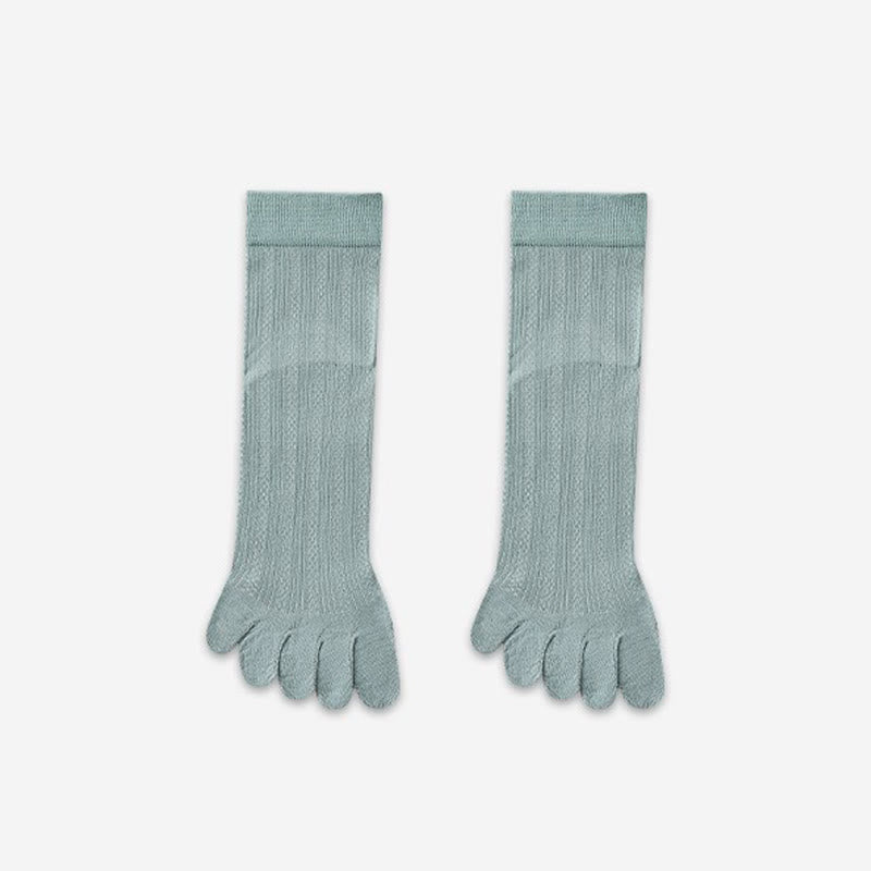 Plusock Bamboo Breathable Quarter Socks(3 Pairs) - Green - EU39-44(US6-10) - image 3
