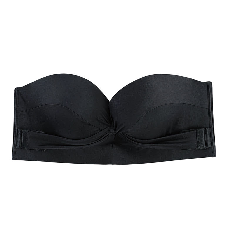 Plusock Sculpting Strapless Sweetheart Bra - Black - 42/95F - image 2