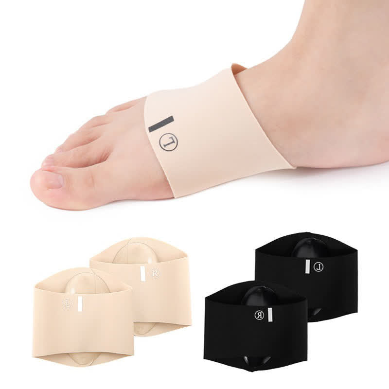 Plusock Silicone Foot Pad Straps Arch Brace(2 Pieces) - Multicolor - L - image 0