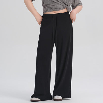 Plusock Flow Soft Yoga Wide Leg Pants - Black - XXXXXXL - image 2