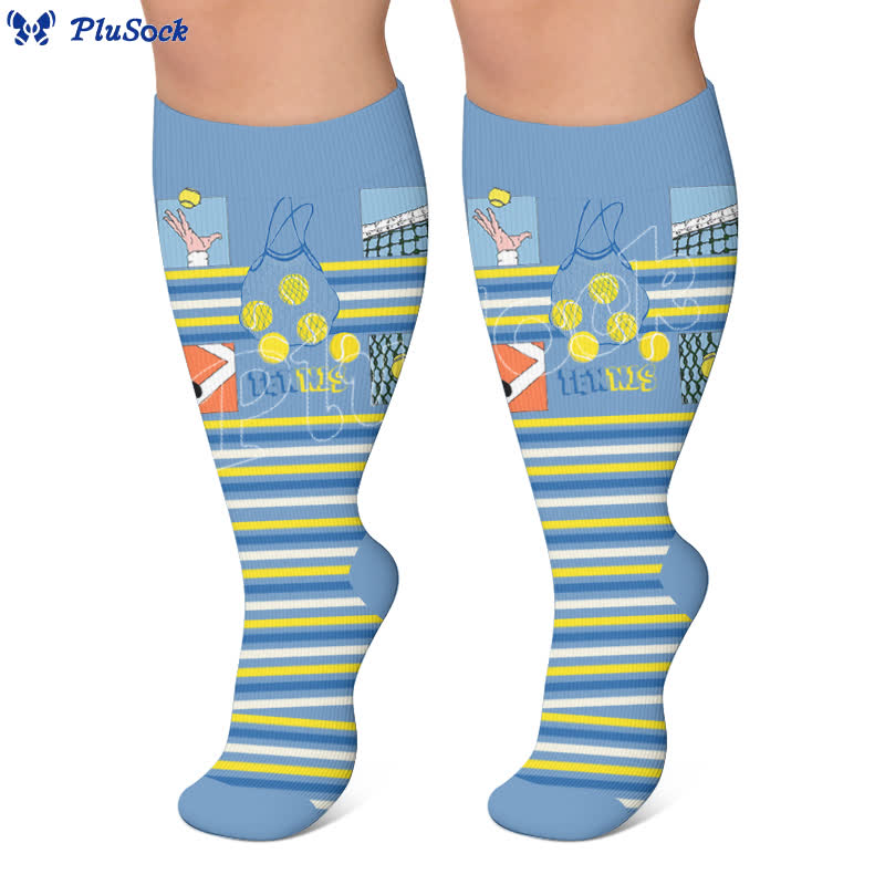 Plusock Plus Size Ball Sports Compression Socks - image 2