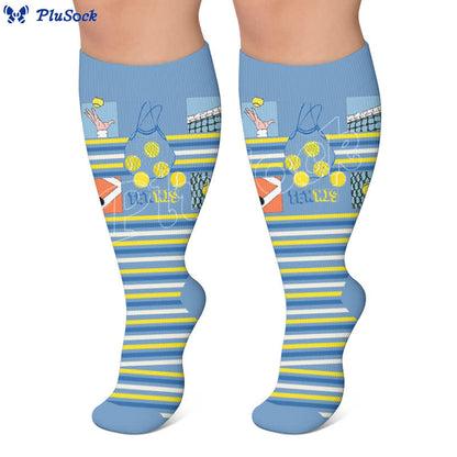 Plusock Plus Size Ball Sports Compression Socks - image 2