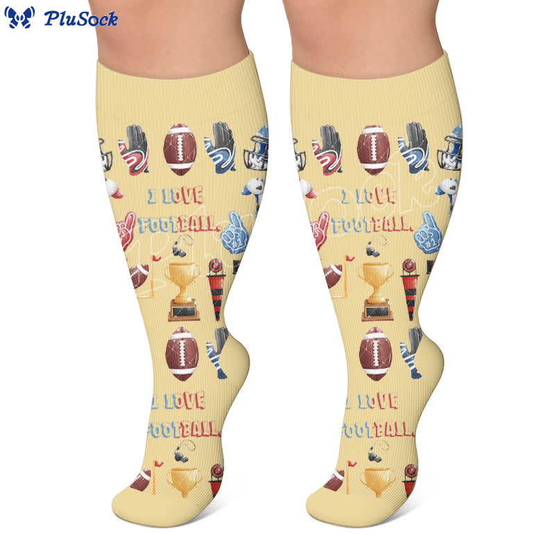 Plusock Plus Size Ball Sports Compression Socks - image 4