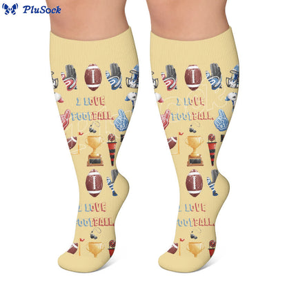 Plusock Plus Size Ball Sports Compression Socks - image 4