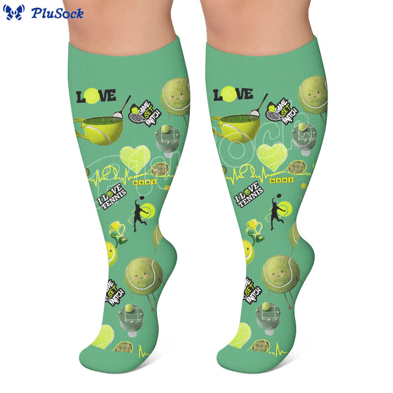 Plusock Plus Size Ball Sports Compression Socks - image 3