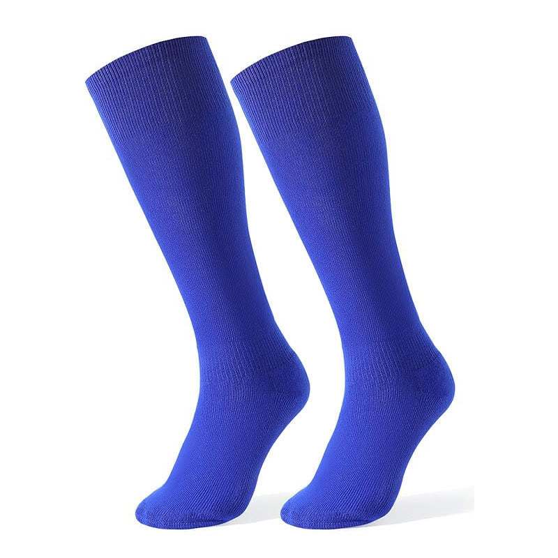 Plusock Quick Dry Tennis Knee High Socks(6 Pairs) - Blue - EU38-45(US5-11) - image 5