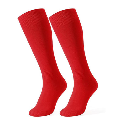 Plusock Quick Dry Tennis Knee High Socks(6 Pairs) - Red - EU38-45(US5-11) - image 6