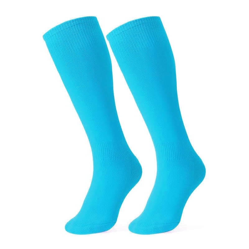 Plusock Quick Dry Tennis Knee High Socks(6 Pairs) - Sky Blue - EU38-45(US5-11) - image 9
