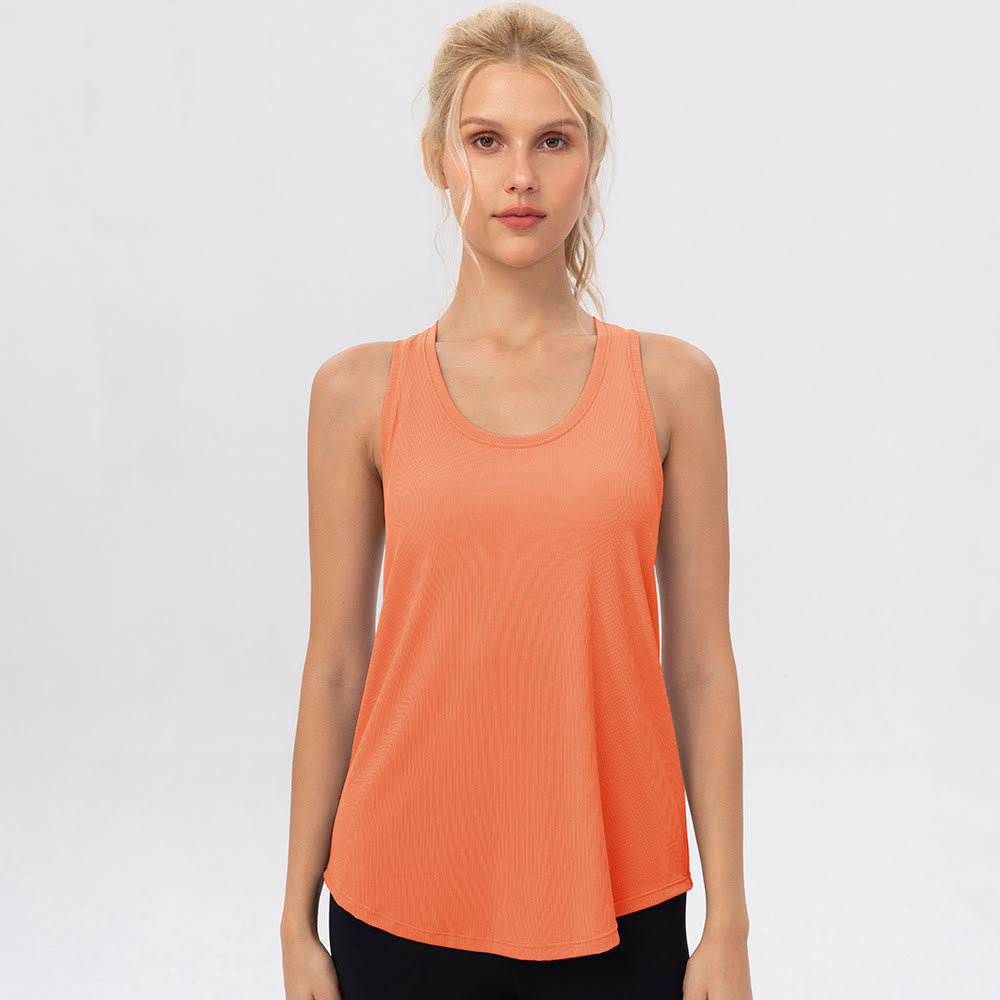 Plusock Breezy Fit Yoga Sports Shirt - Orange - XXL - image 3