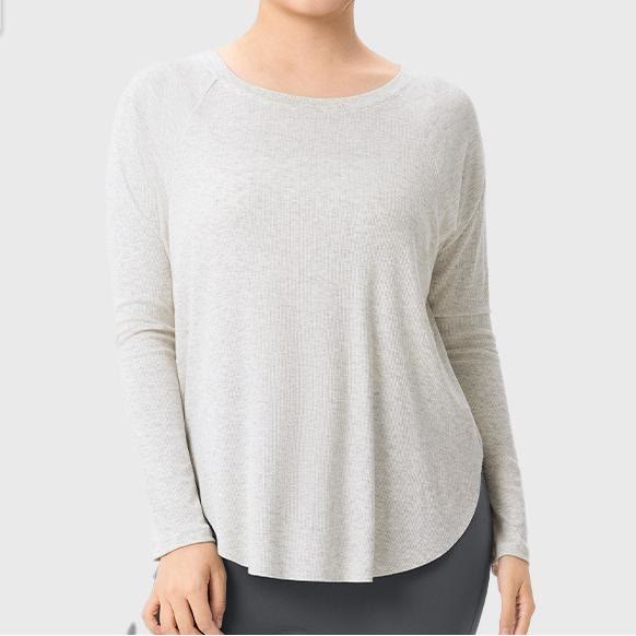 Plusock Relaxed Breathable Yoga Short Sleeves  - White - XXXL - image 2