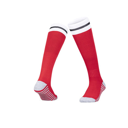 Plusock Soccer Thigh High Socks(5 Pairs) - Red - EU39-44(US6-10) - image 8