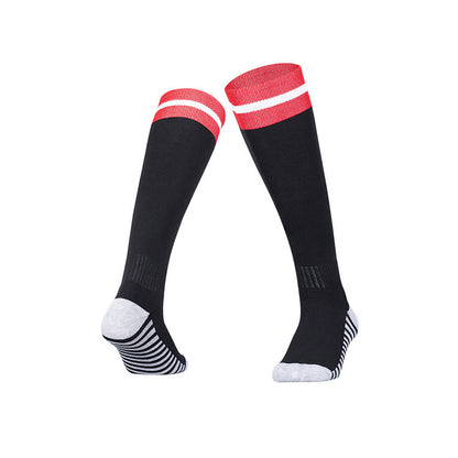 Plusock Soccer Thigh High Socks(5 Pairs) - Black - EU39-44(US6-10) - image 9