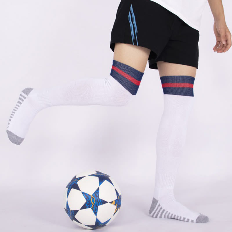 Plusock Soccer Thigh High Socks(5 Pairs) - image 3