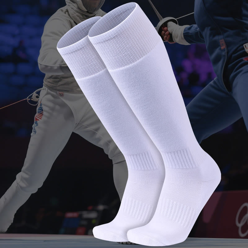 Plusock Plus Size White Compression Socks(3 Pairs) - White - EU39-44(US6-10) - image 5