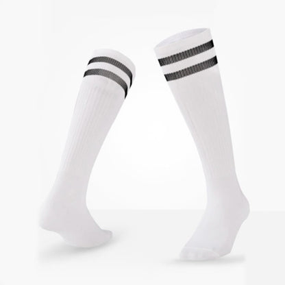Plusock Breathable Soccer Knee High Socks(5 Pairs) - White - EU39-44(US6-10 - image 14