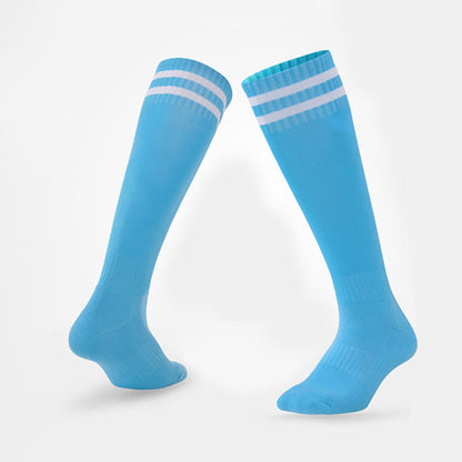 Plusock Breathable Soccer Knee High Socks(5 Pairs) - Sky Blue - EU39-44(US6-10 - image 23