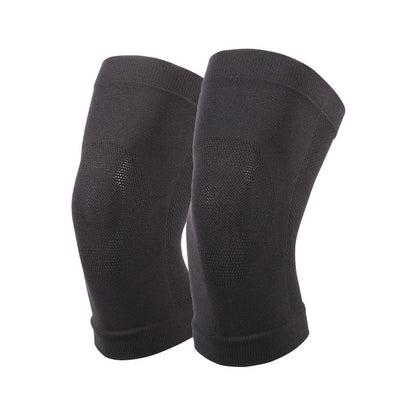 Plusock Seamless Support Knee Braces(2 Pairs) - Black - XL - image 1