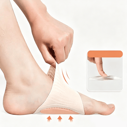 Plusock Ultra Thin Breathable Support Arch Brace - Nude - EU35-44(US2-10) - image 0