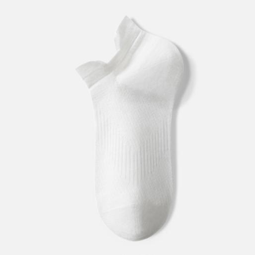 Plusock Breathable Cotton Ankle Socks(3 Pairs) - White - EU39-44(US6-10) - image 5