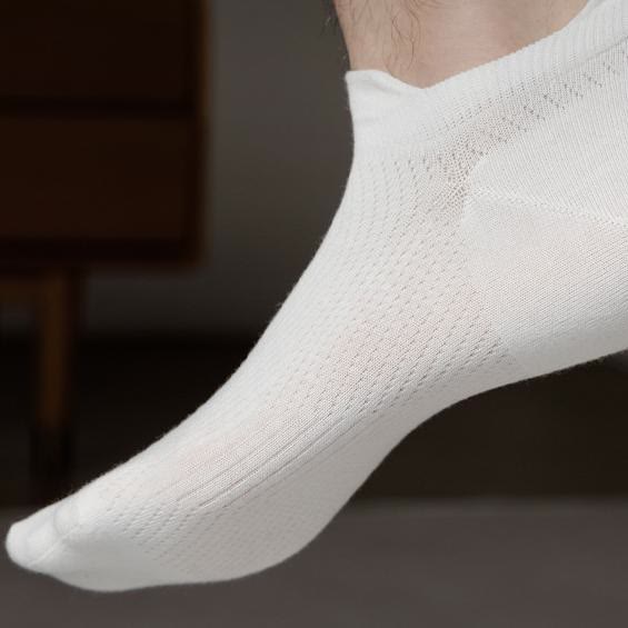 Plusock Breathable Cotton Ankle Socks(3 Pairs) - Gray+Dark Gray+Dark Green - EU39-44(US6-10) - image 0