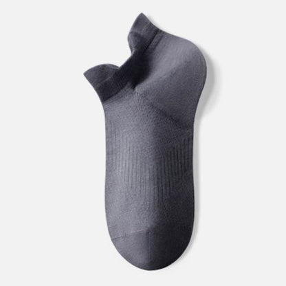 Plusock Breathable Cotton Ankle Socks(3 Pairs) - Dark Gray - EU39-44(US6-10) - image 6