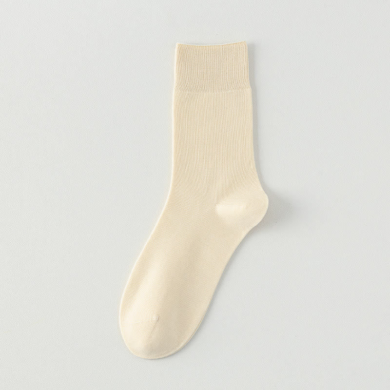 Plusock Soft Wide Quater Socks(5 Pairs) - Nude - EU39-43(US6-9) - image 6